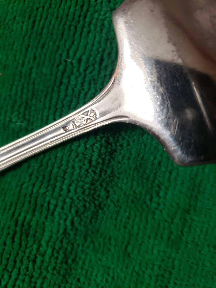 Roanoke silverplate serving piece. Cold meat fork.