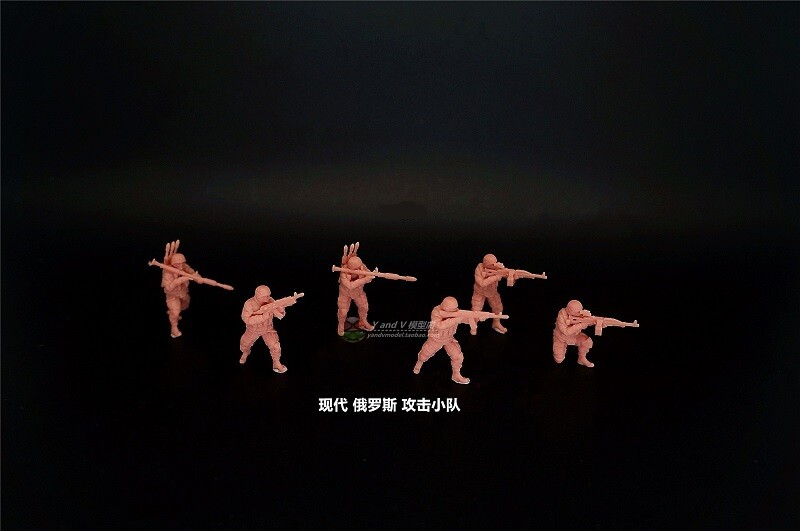 1/72 Modern Russia"SSO Special Forces Fire Attack Group" 9 man model(3D printed)