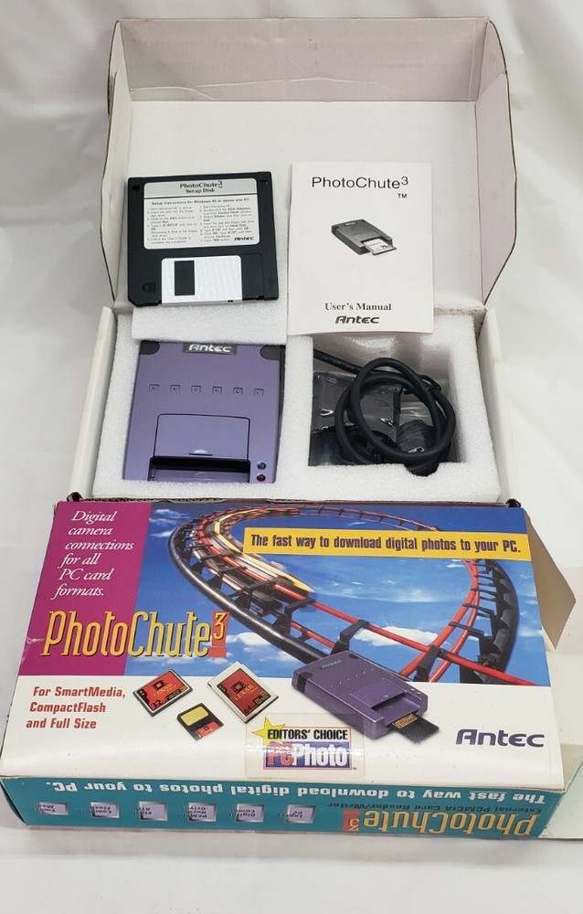 Antec PhotoChute 3 Digital Camera PC connection complete adapter