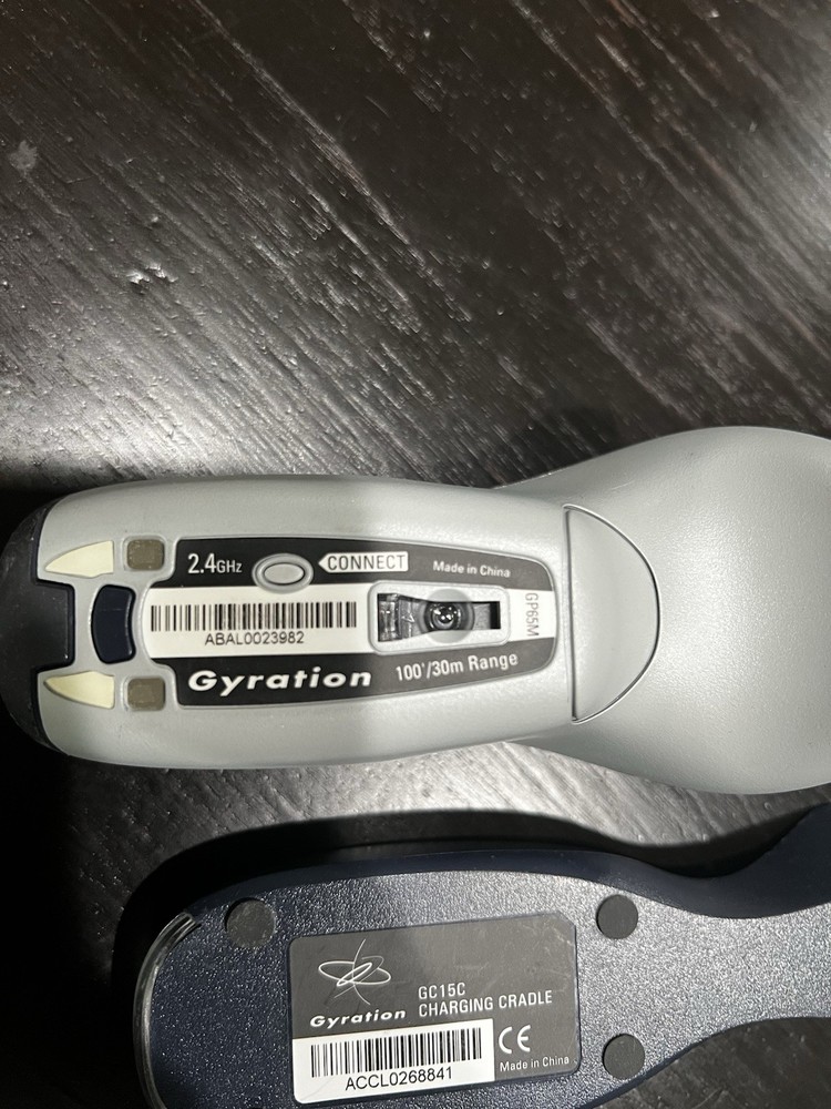 Gyration Mouse GP65M, GP65FK keyboard