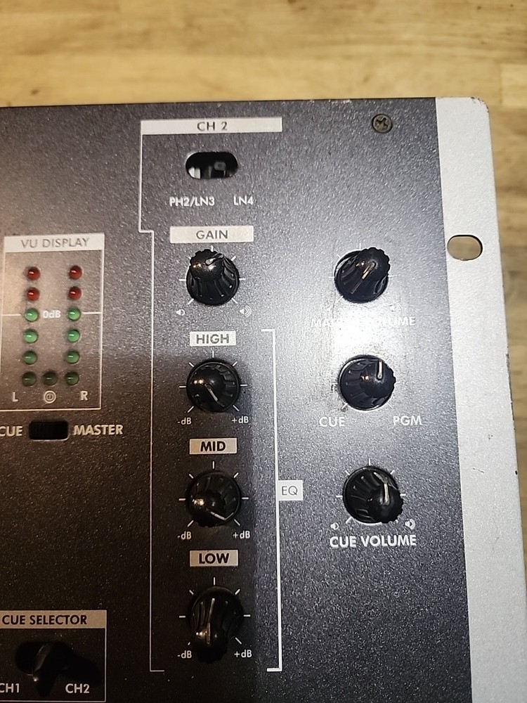 Gemini Ps 424 2 Channel Professional Dj Mixer