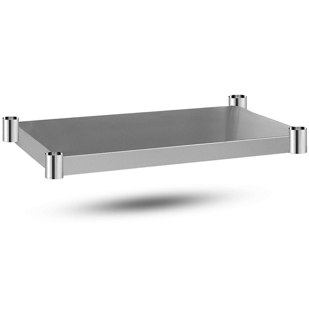 Galvanized Under Shelf for Work Tables  Extra Adjustable Lower Shelf for 30''...
