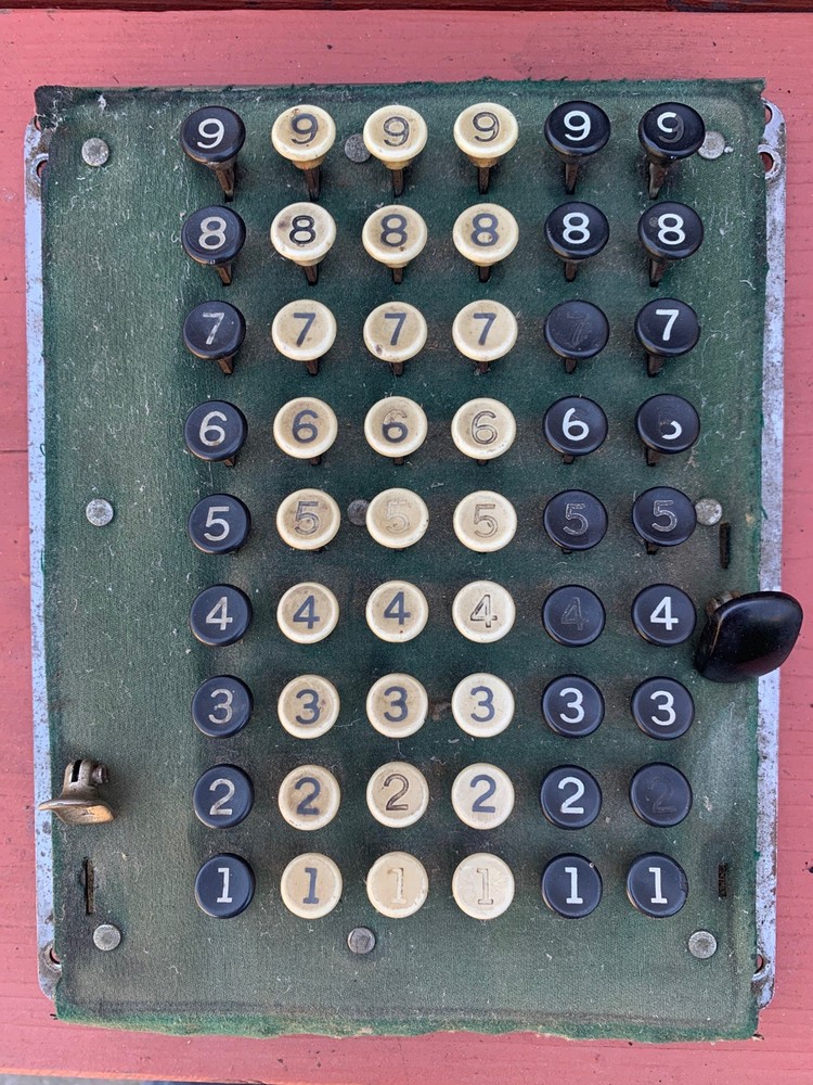 Keyboard For Vintage Burroughs Adding Machine (Style 4)