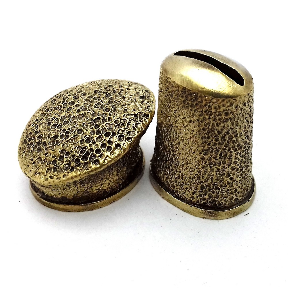 SET DIRK SOLID BRONZE FINGER GUARD BOLSTER, POMMEL CUSTOM KNIFE MAKING