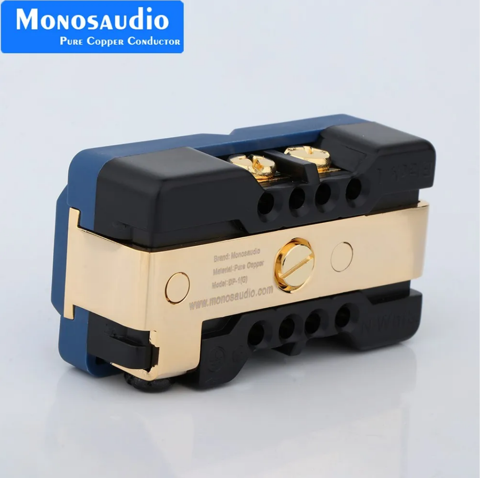 Monosaudio 20A Pure Copper Socket US Receptacles Wall Duplex Distributor Outlets