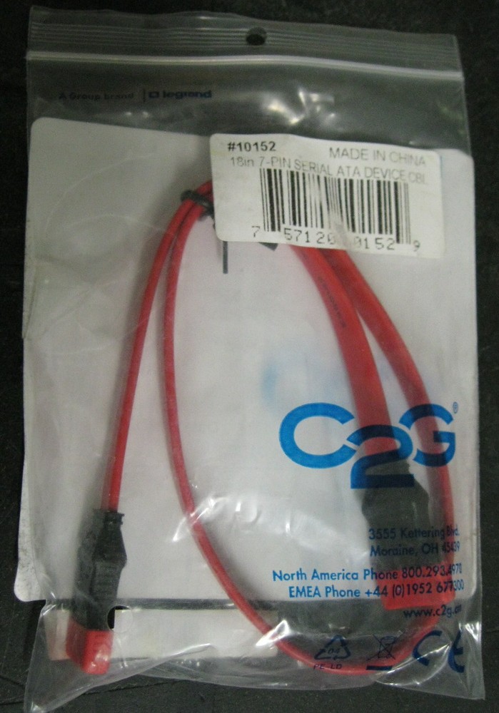 C2G #10152 Cable 18 In. 7 Pin