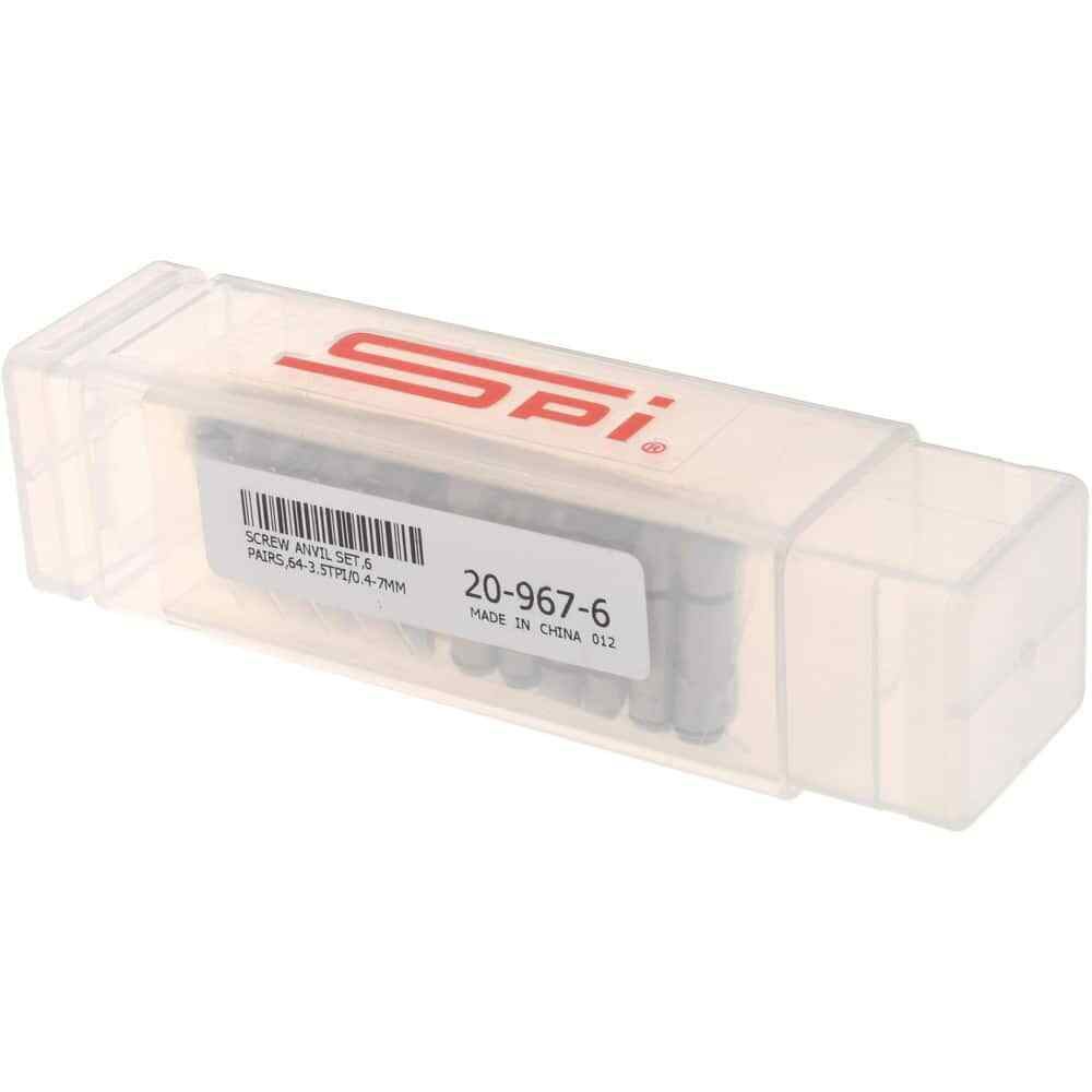 SPI Micrometer Anvil 0.4 to 0.7mm, Use with SPI Thread Micrometers