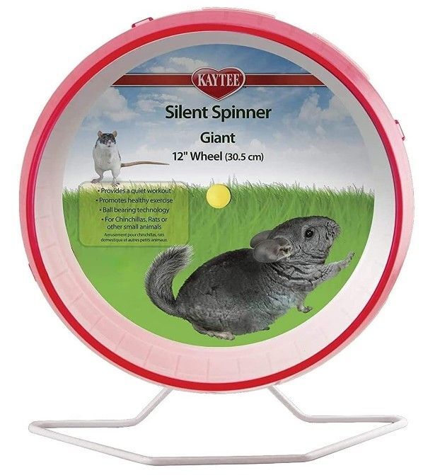 Small Pet, Kaytee Silent Spinner Wheel (Giant (12" Diameter))