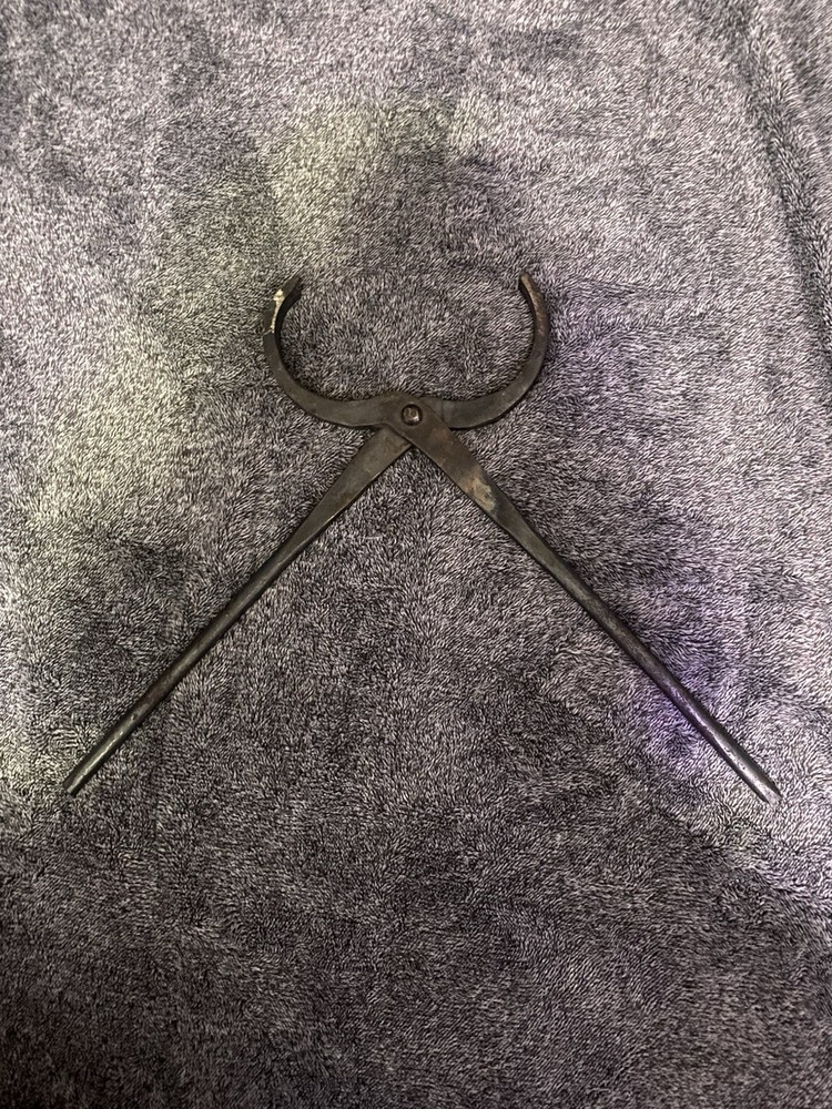 Vintage blacksmith tongs