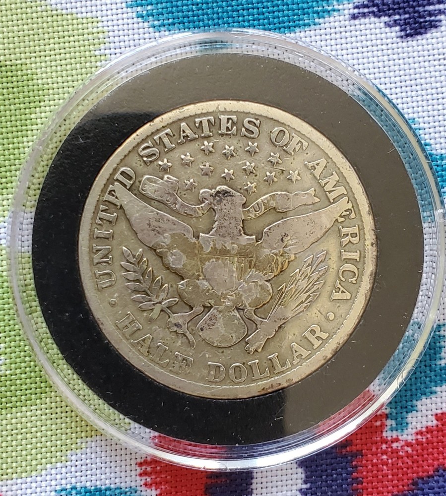 1909 P Silver Barber Half Dollar 50c