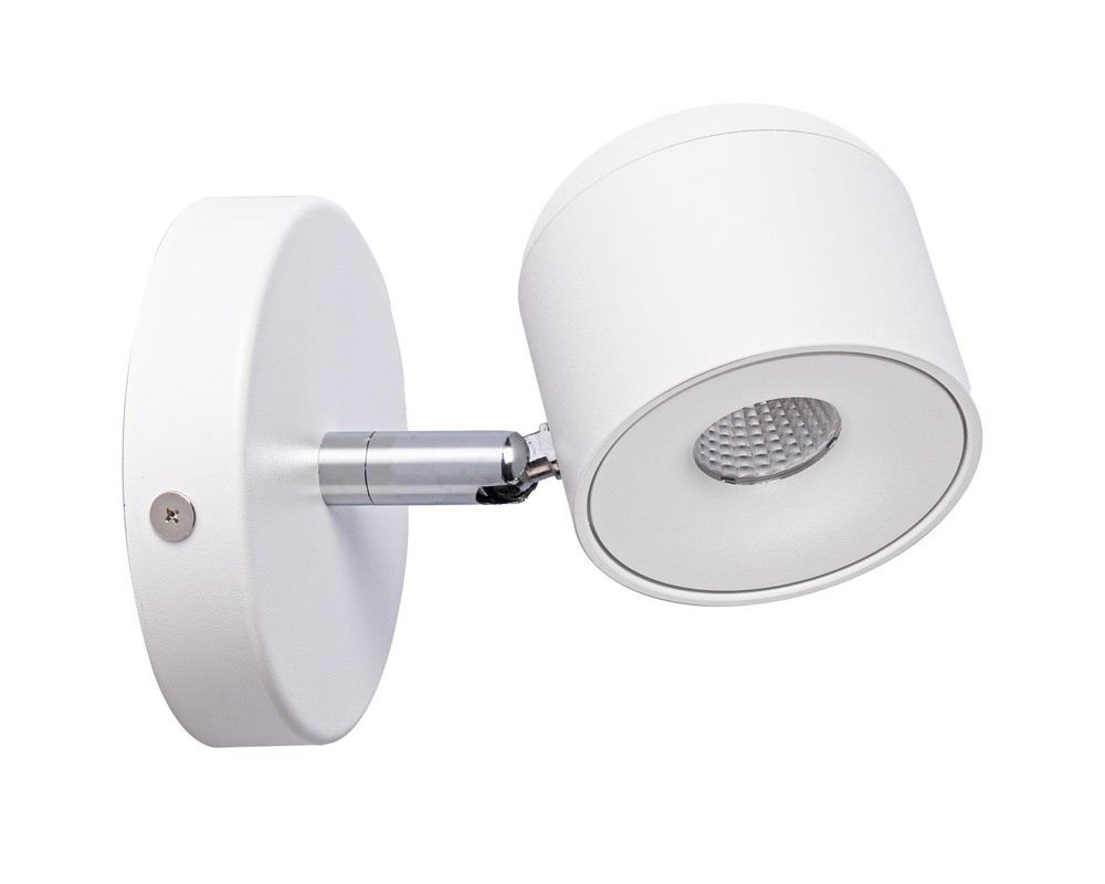Aisilan 7W Modern Adjustable Wall Sconce Bedside Light 7W-3000K, White