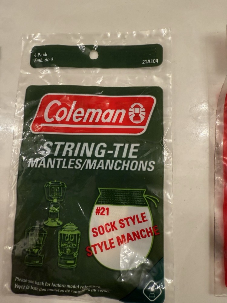 Coleman string tie MANTLES / MANCHONS