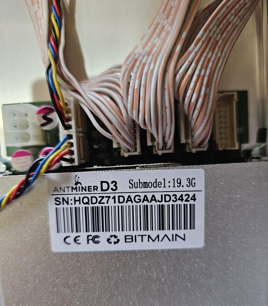 *NEW* Bitmain Antminer D3 19.3Gh Mining X11 Algorithm