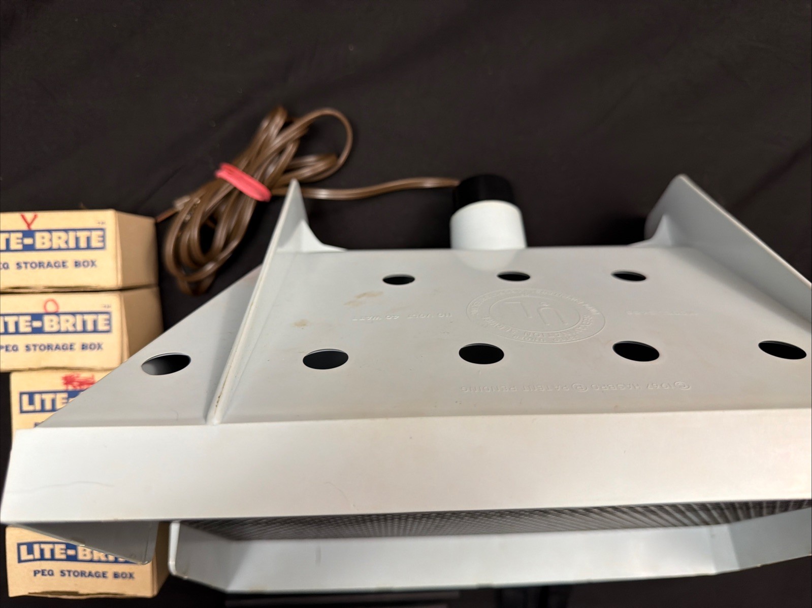 Vintage Original Lite Brite , Original Box, With Pegs.