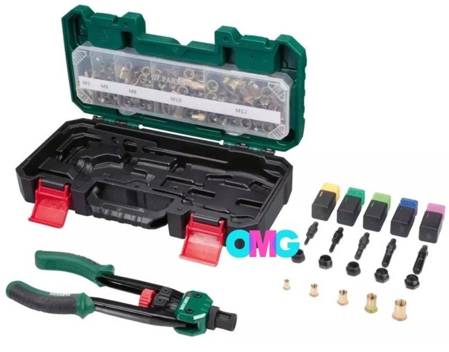 Parkside Rivet Nut Tool with Accessories
