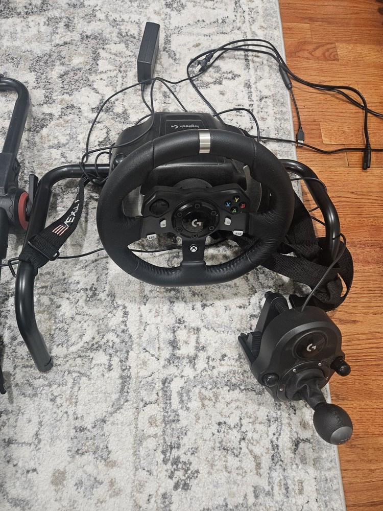 Logitech USB Steering Wheel, Pedals, Shifter.