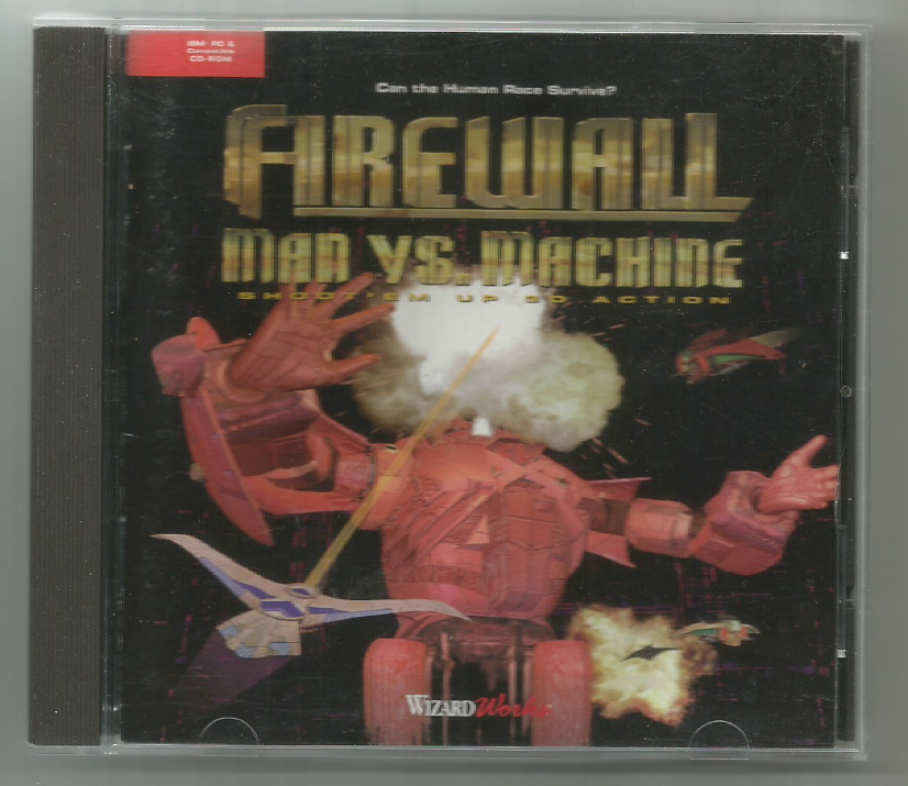 FIREWALL-MAN VS. MACHINE-SHOOT'EM UP 3D ACTION-IBM PC & COMPATIBLE CD-ROM 10/96
