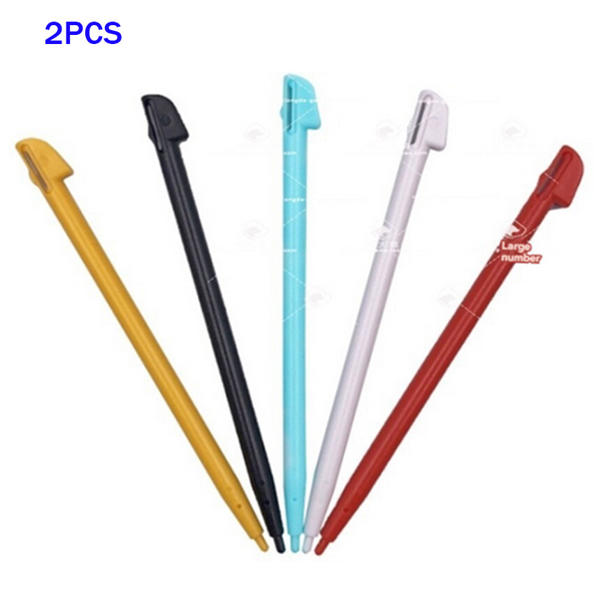 2Pcs For Wii U PAD Game Console Plastic Stylus Pen Touch Screen Pen Replacement