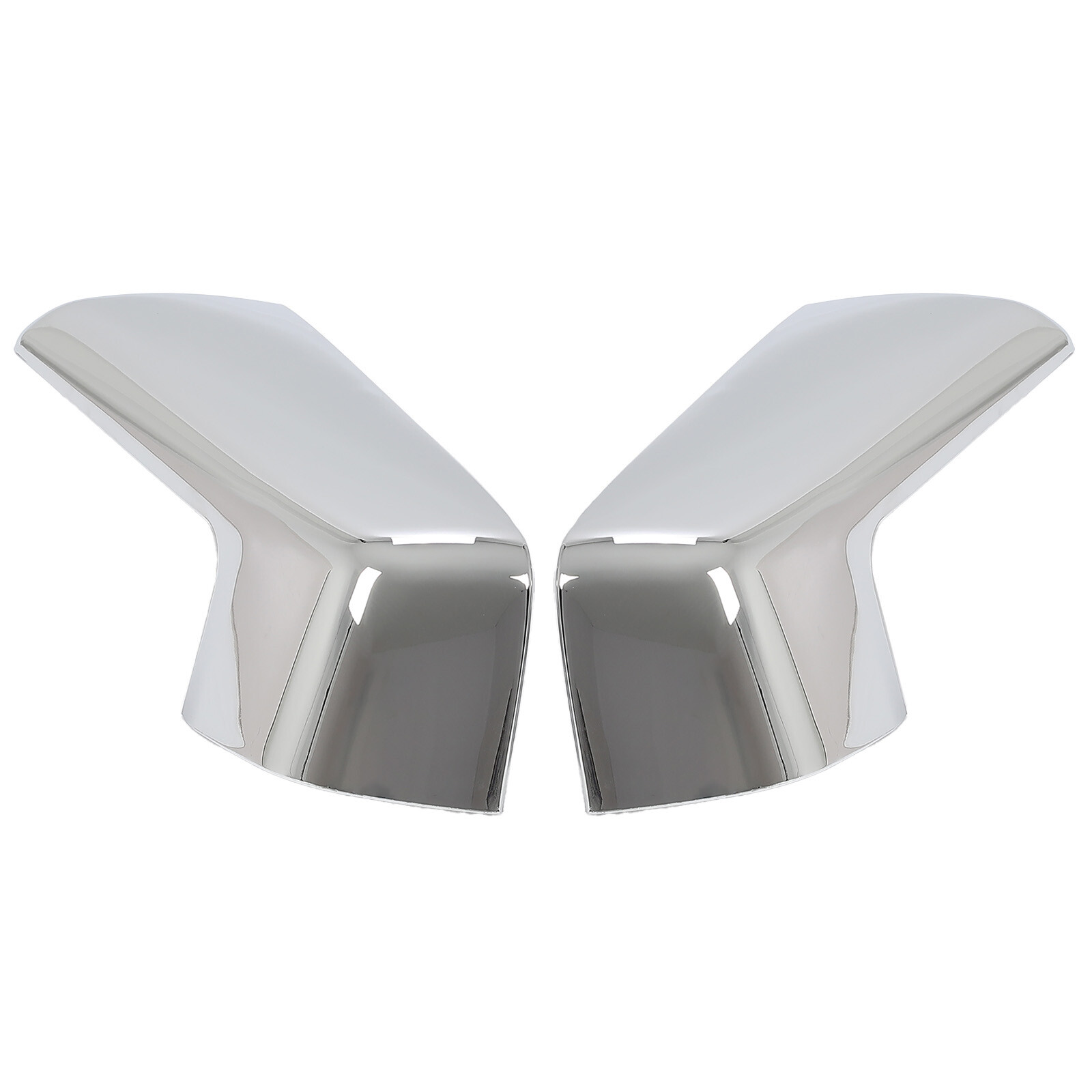 For Chevy Silverado / GMC Sierra 1500 2019-2024 Chrome Top Half Mirror Covers