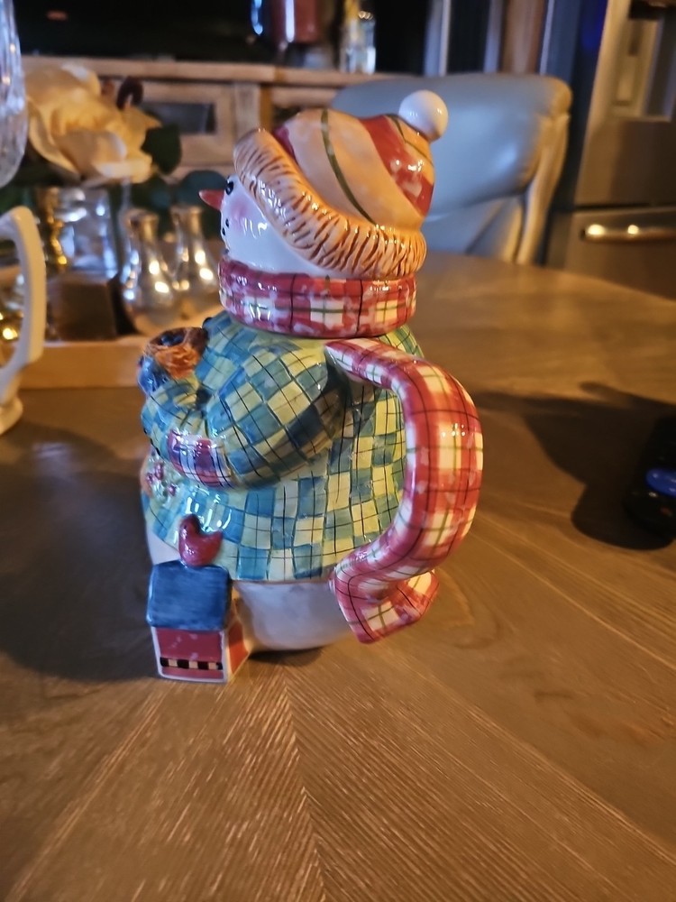 Snowman Man Teapot