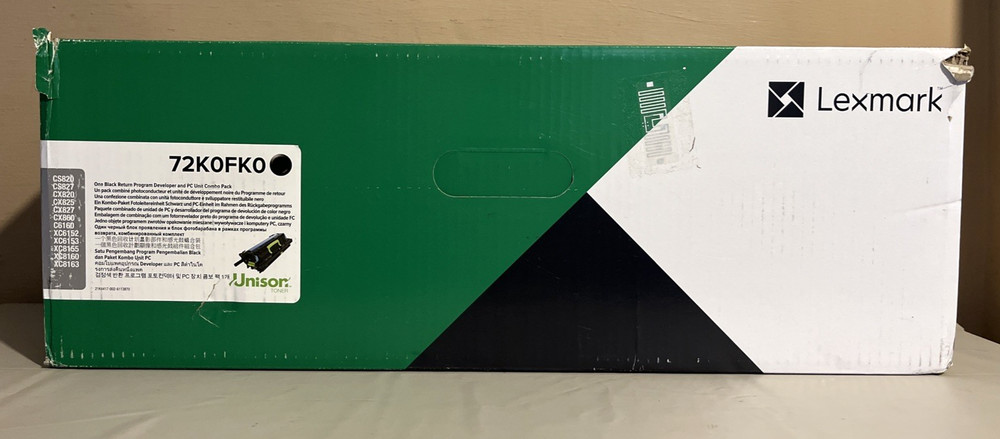 Genuine Lexmark 72K0FK0 Black Return Program Photoconductor Unit Kit Sealed