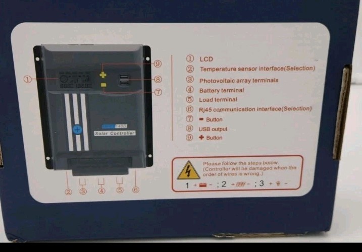 MPPT Solar Charge Controller 40A 12/24V LCD Remote New