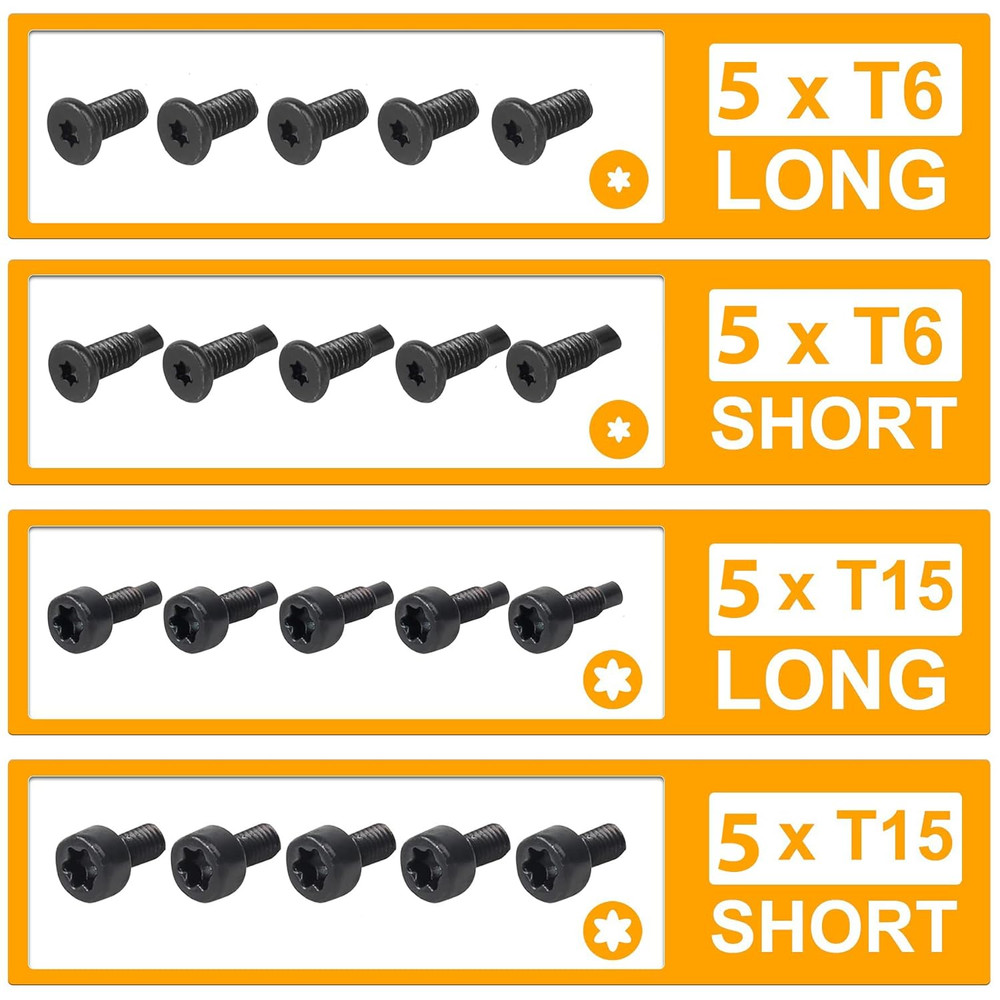 Replacement Security Screws for Ring Doorbell 1 2 Pro, 20pcs 4 Set