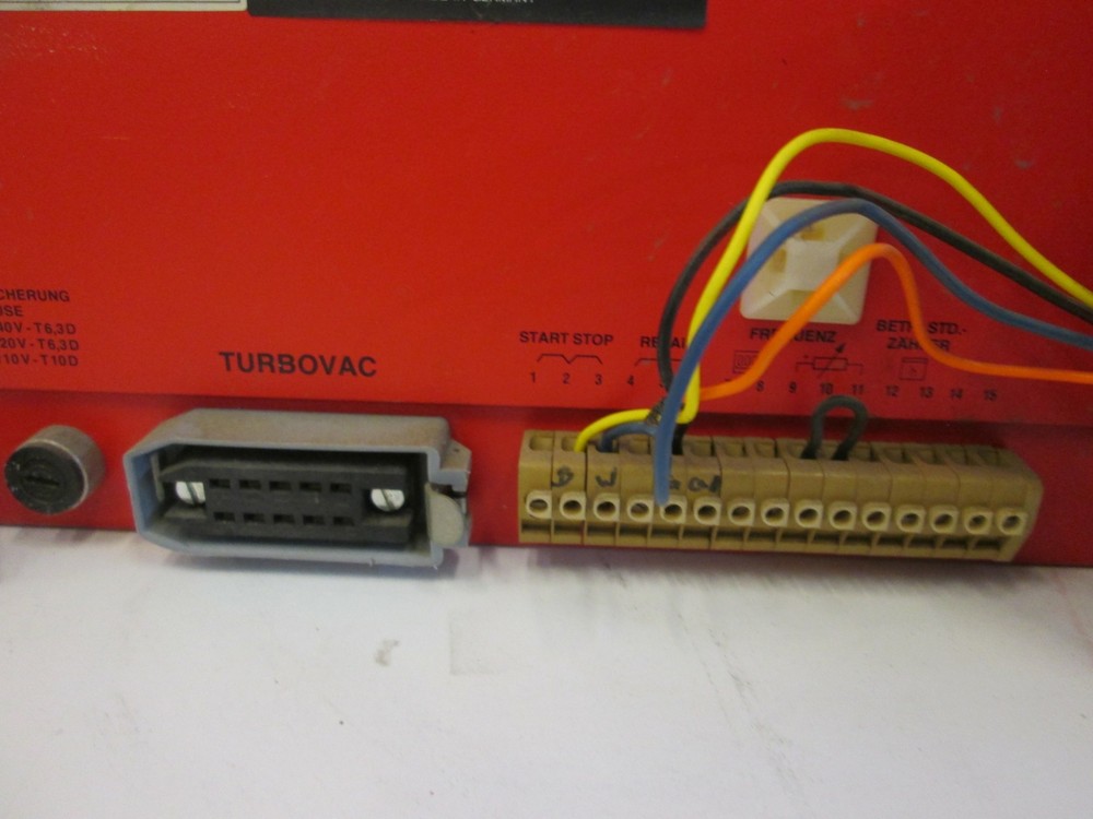 Leybold, Turbotronik, NT 1000/1500, Vacuum Pump Controller, Used