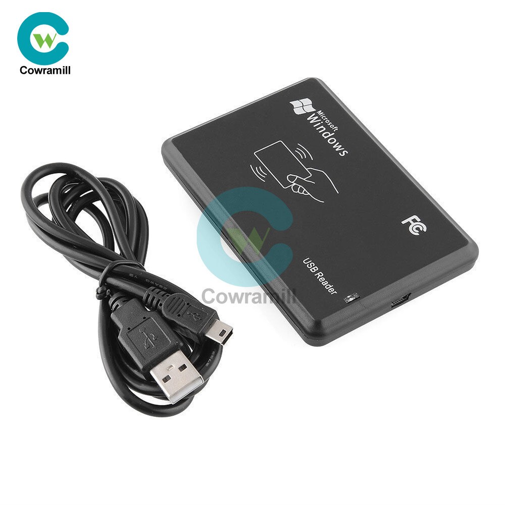 125Khz USB RFID Contactless Proximity Sensor Smart ID Card Reader EM4100 US