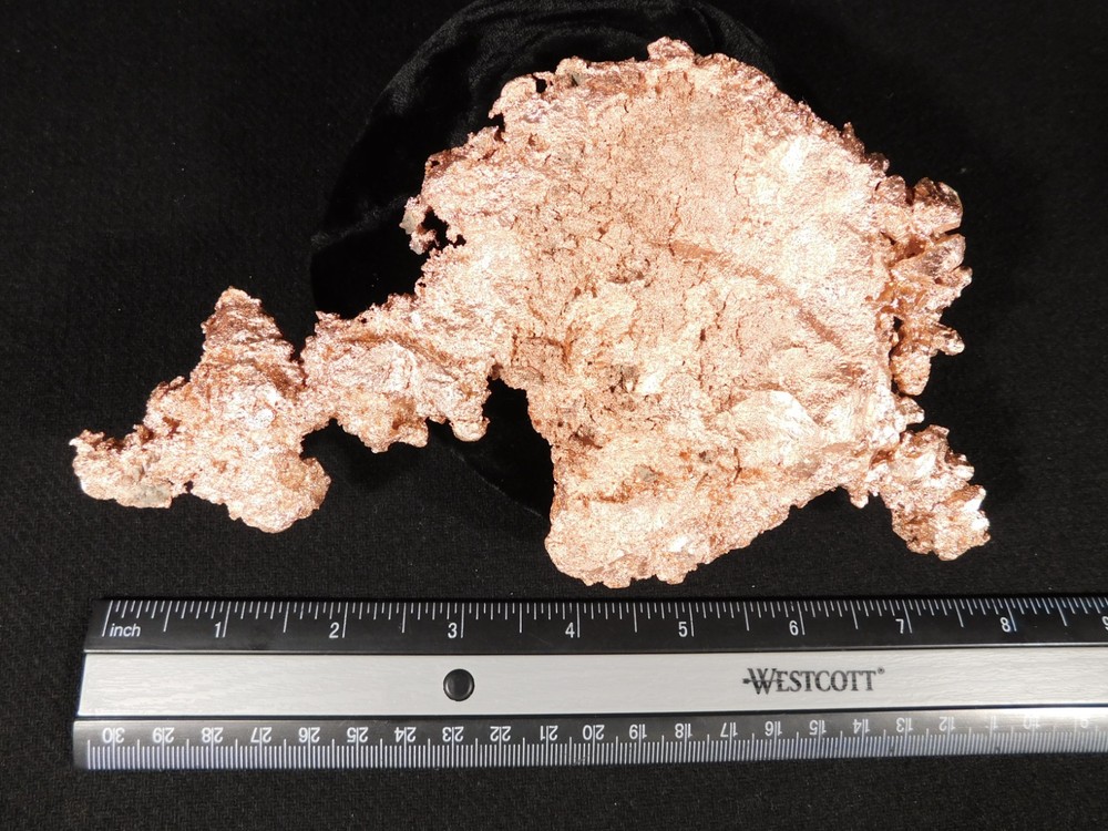 Huge! Super Heavy Solid COPPER NUGGET or Native Copper Float Michigan 888gr