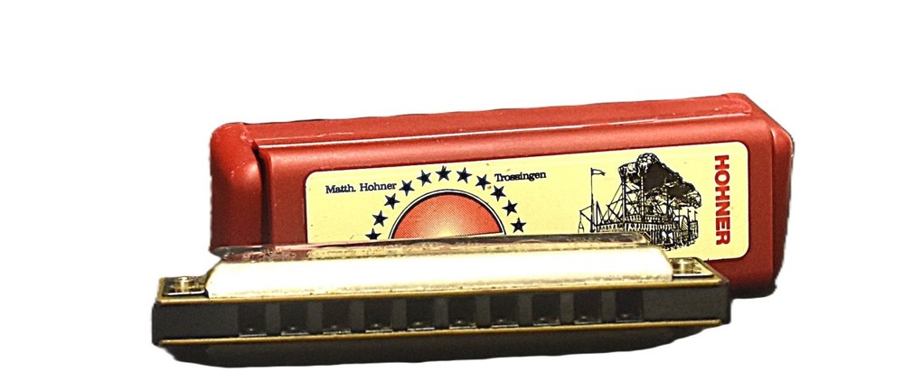 Vintage Hohner Big River Harp harmonica 111Z