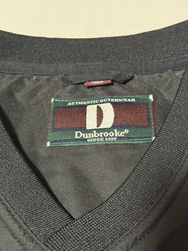 Dunbrooke Men’s Pullover Golf Jacket Makers Mark Logo Lined Sz Small