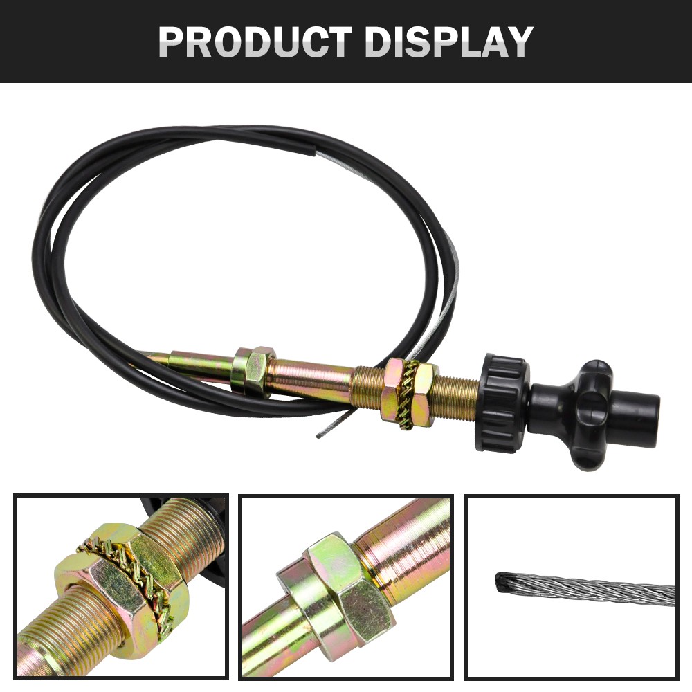 For Heavy Duty Vernier Locking Throttle Cable-Buyers 6FT VCGTX06 Truck Equipment