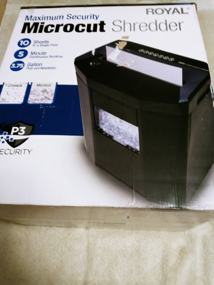 Royal Maximum Security Microcut Shredder