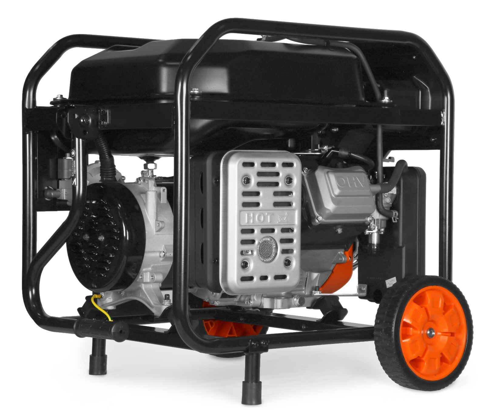 WEN DF800X 8000W 120V/240V Dual Fuel Portable Generator, Electric Start, 340cc