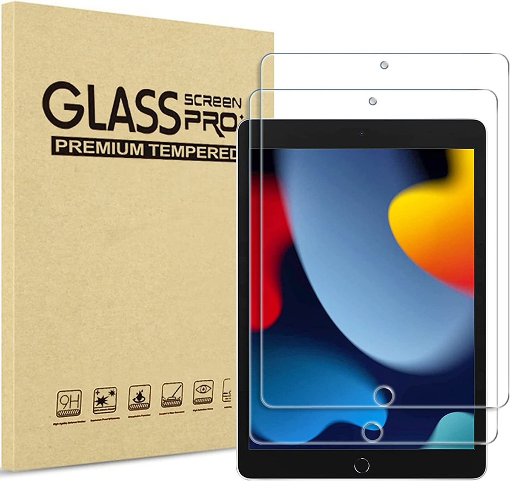 Procase 2 Pack Screen Protector for Ipad 9Th 8Th 7Th Generation 10.2 Inch (2021/