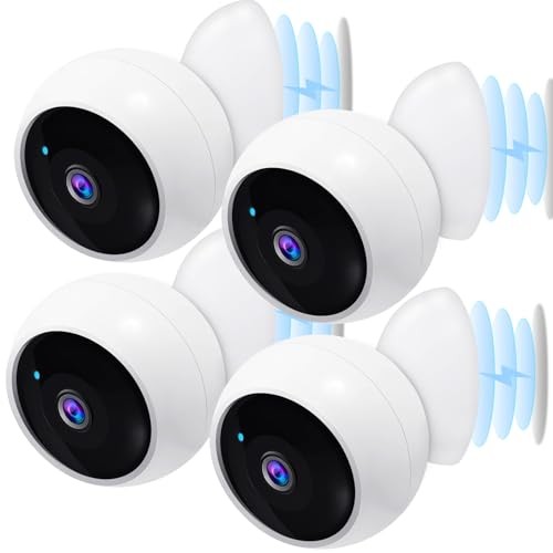 Security Cameras Wireless Outdoor Magnetic - 4-Pack Install 4 Camera System
