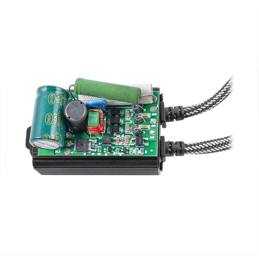 H4 9003 LED Headlight Canbus Decoder Anti Flicker Error Resistor Canceller Wires