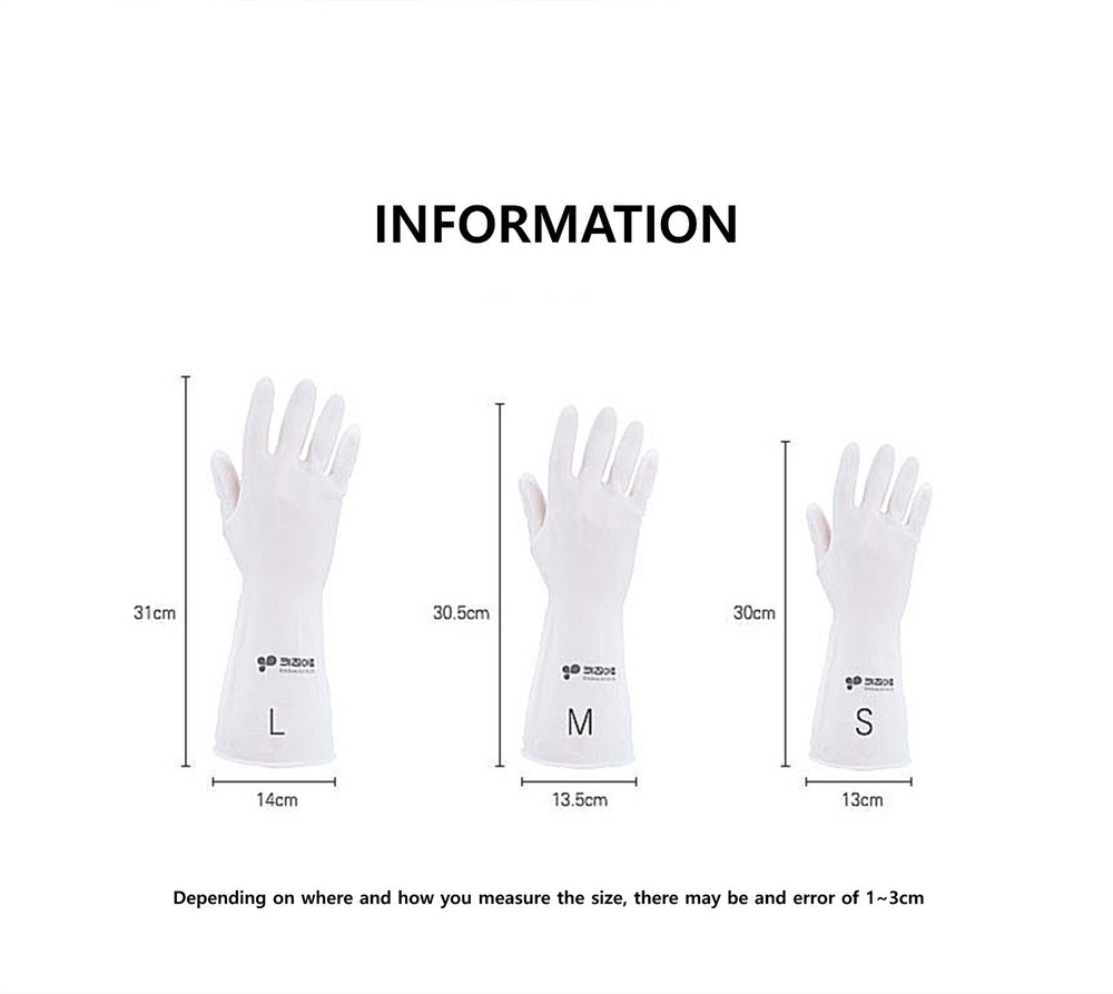 Versatile Thin & Convenient Gloves Multi-Purpose Nitrile Blend Rubber Gloves 5ea