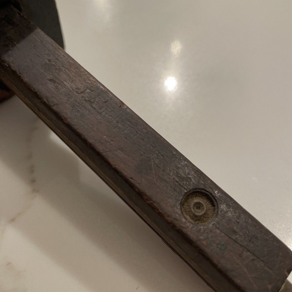 Primitive Wood Working Tool Scribe Ruler - Missing One Knob