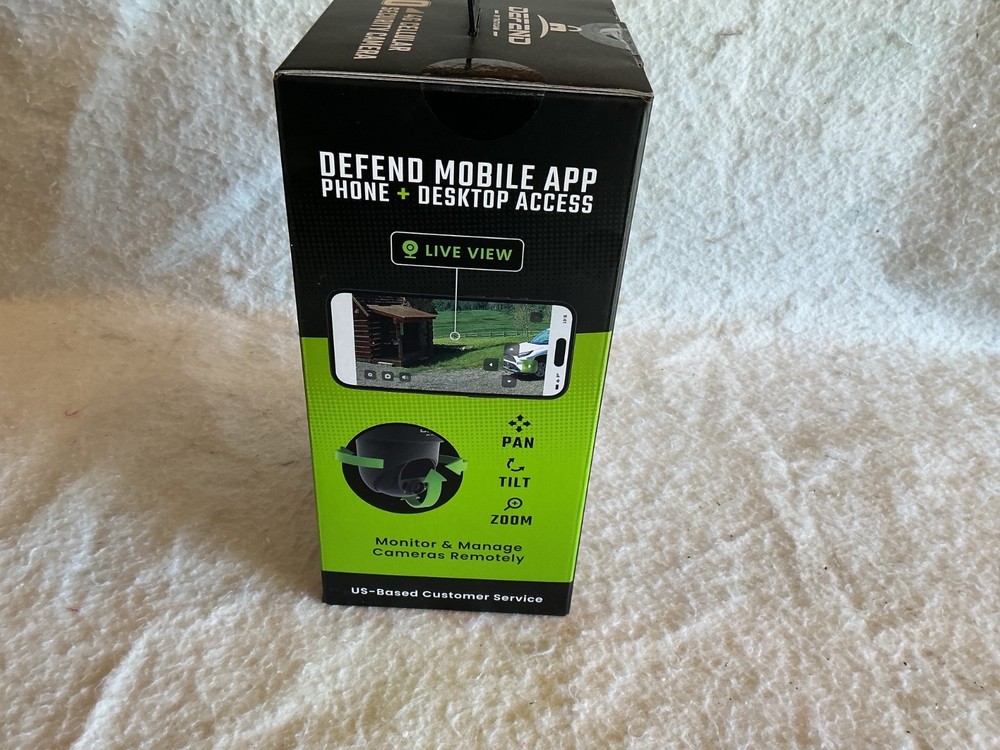 Tactacam Defender 360 security camera NEW UNOPENED Solar powered 4G network