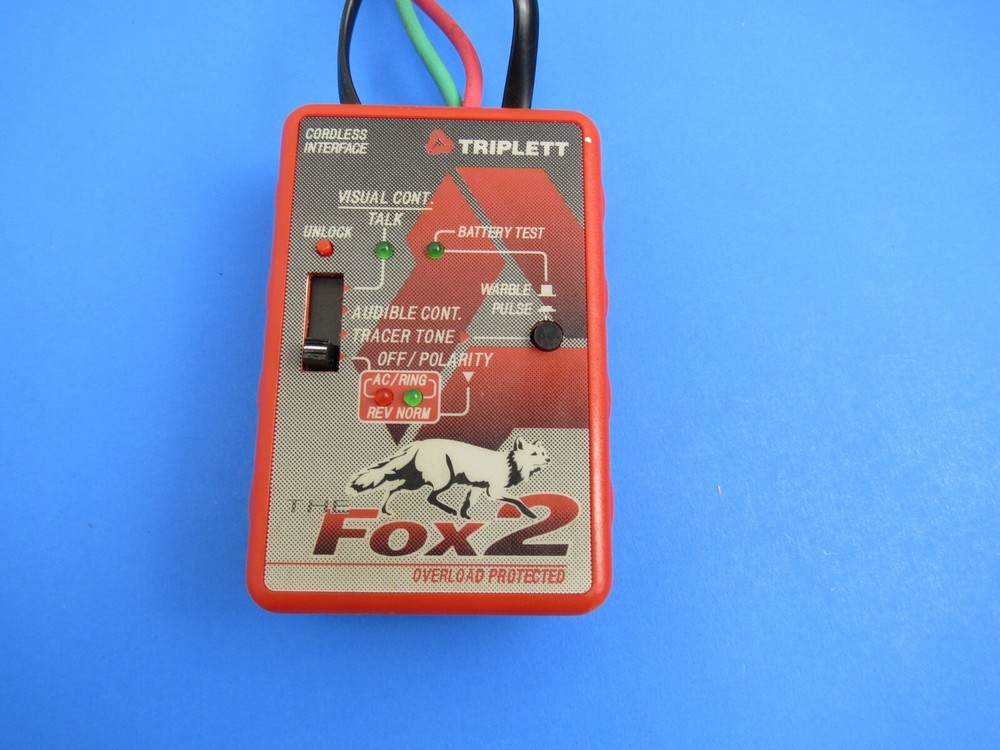 TRIPLETT FOX 2 Line Cable Wire Tracing Device