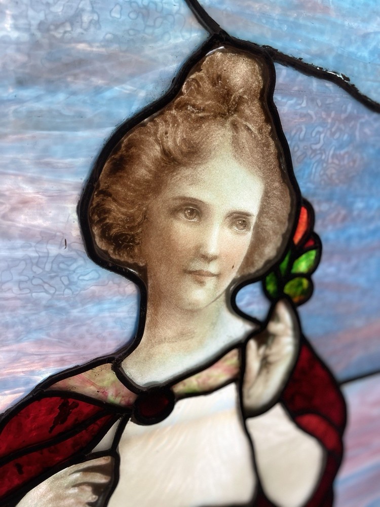 Figural Stained Glass Window