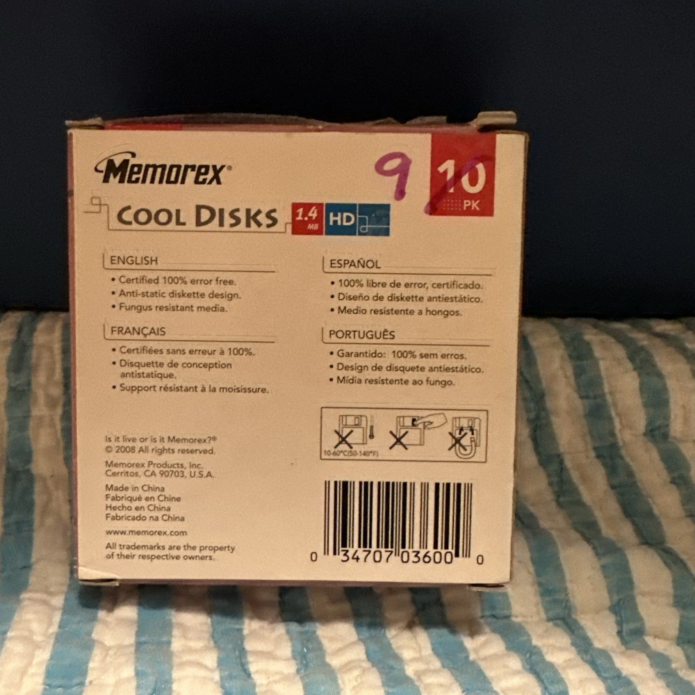 Memorex MF2HD Floppy Disk - 32106000