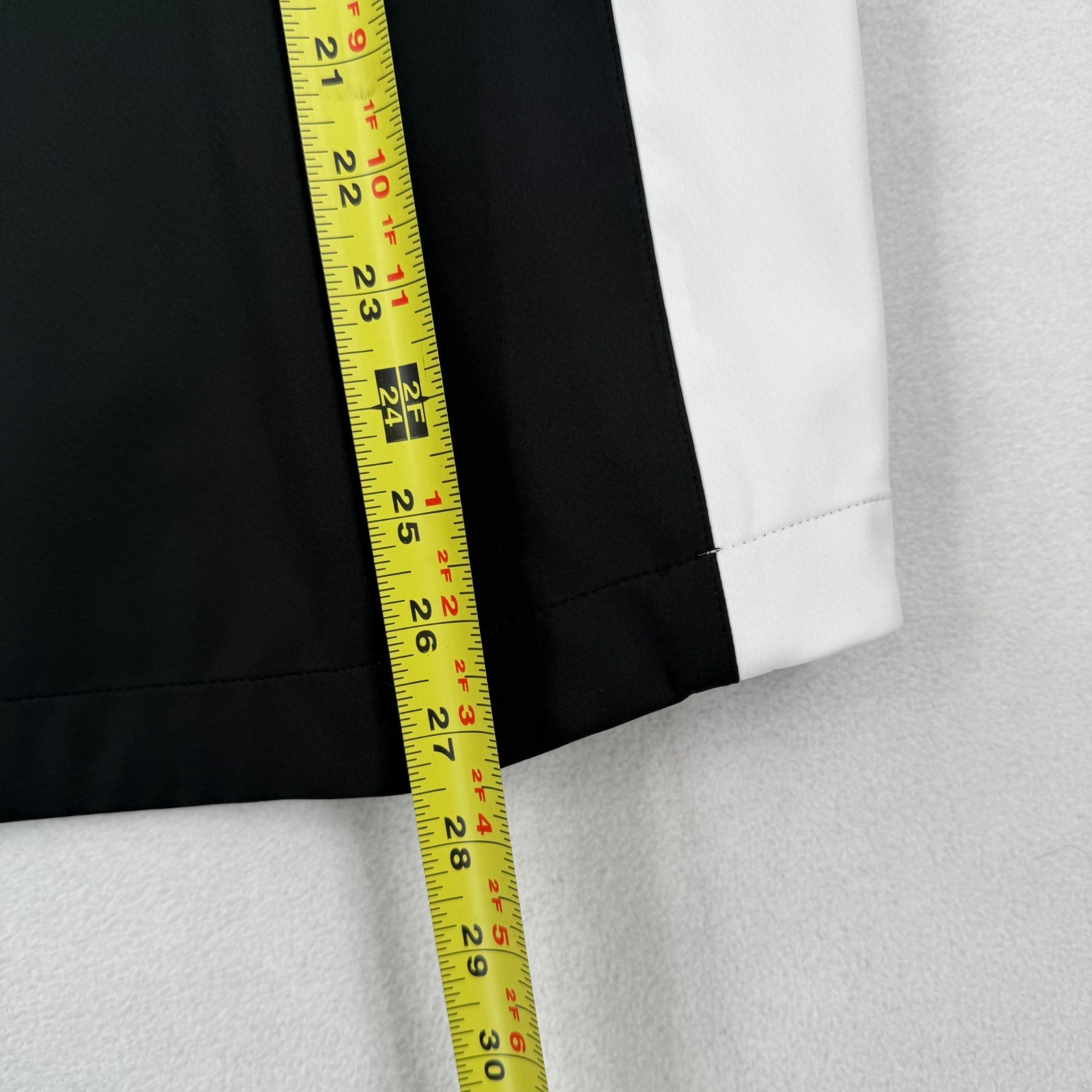 Masters Tech Men’s Small Golf Quarter Zip Pullover Black White Augusta Logo