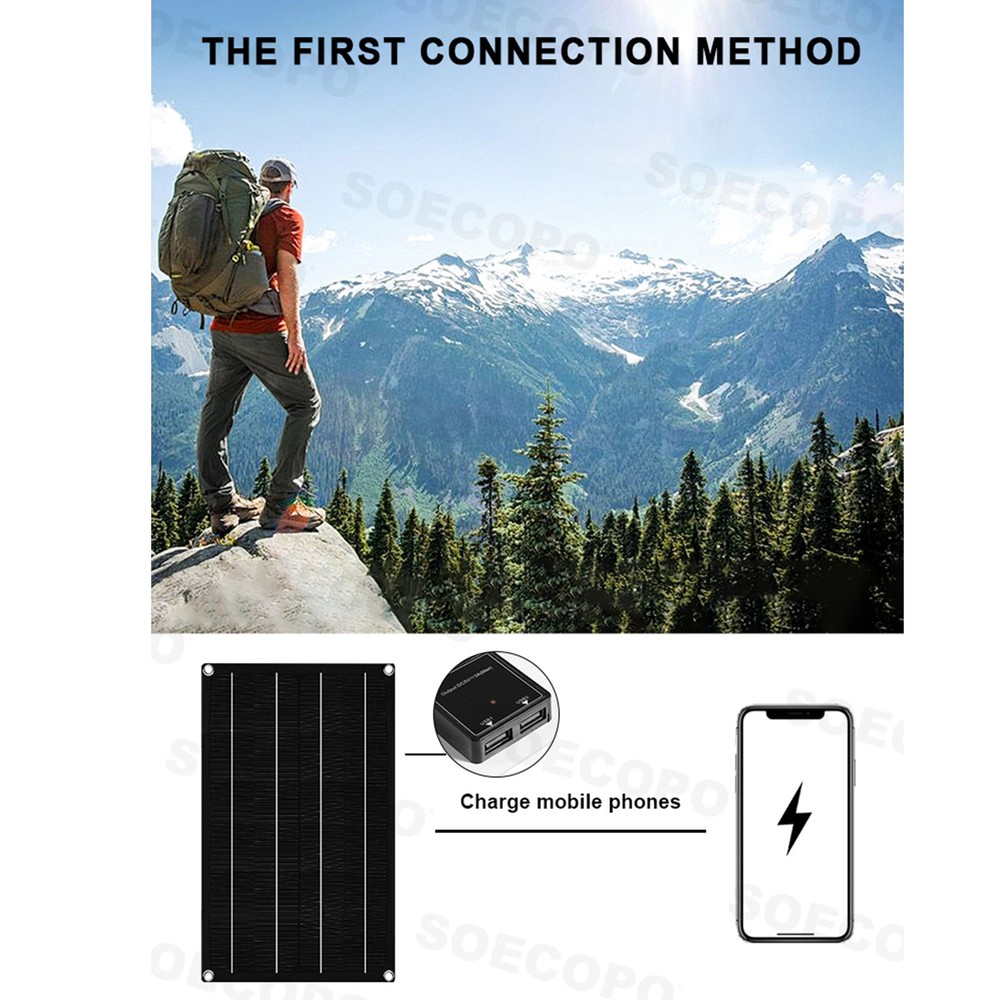 SOECOPO 7000W Solar Energy Kit | 800W Panel + 100A Controller + Inverter