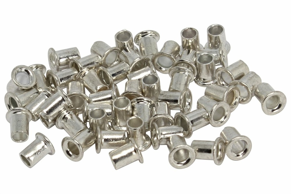 3/32" Tinned Flatwork Eyelets for .090" Flatwork - 50 pack