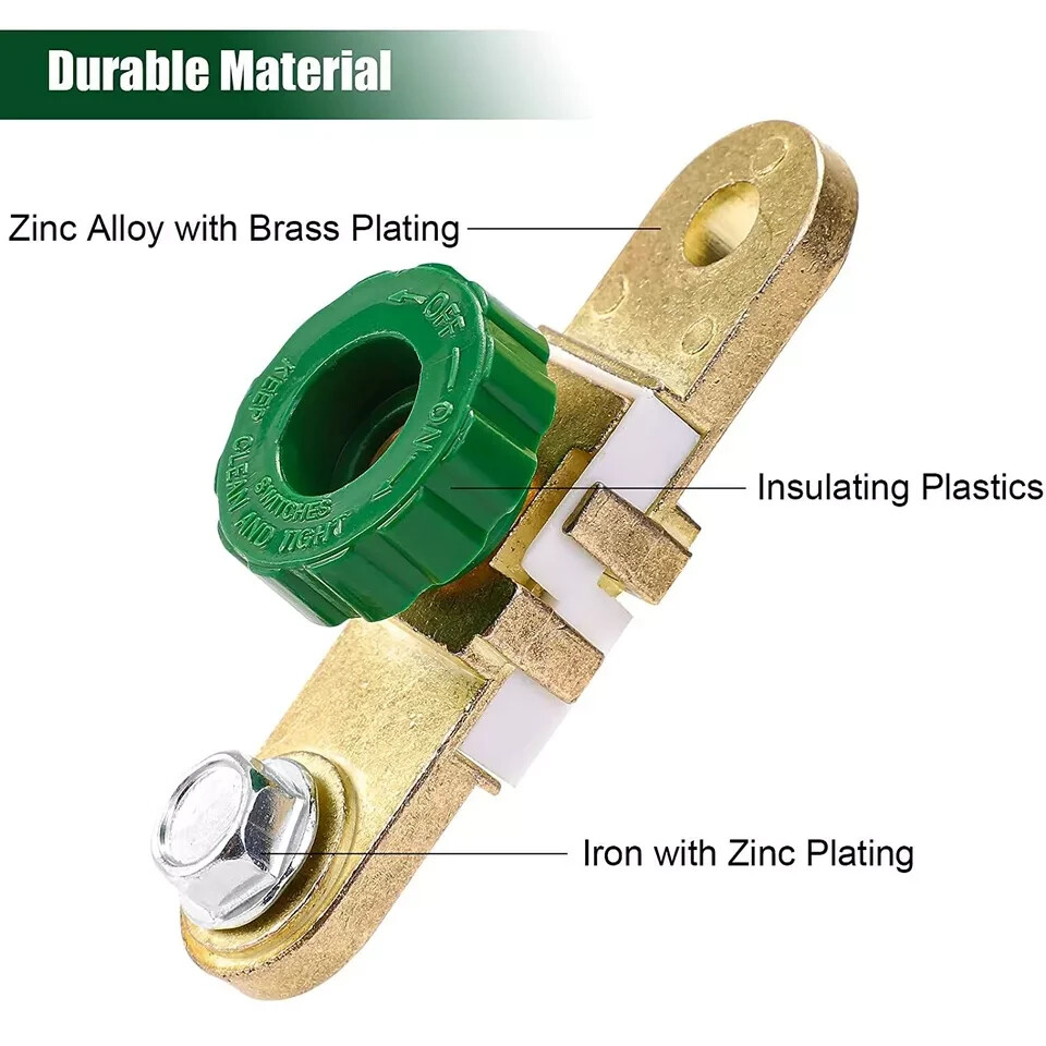 Car Battery Link Terminal Quick Cut-off Switch Disconnect Kill Shut Side Post