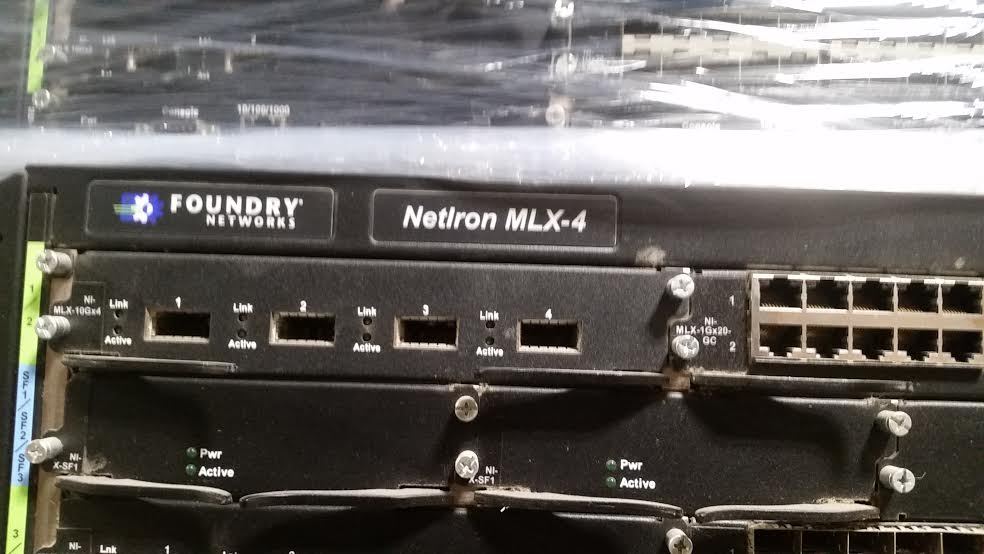 Foundry NI-MLX-4-DC NetIron
