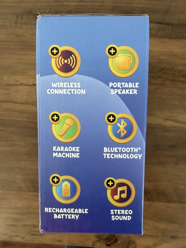 Wireless Portable Karaoke System Bluetooth Speaker Microphone Model P2